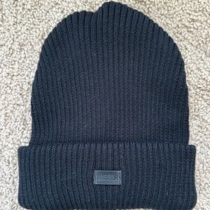 Under Armour Black Knit Ponytail Beanie